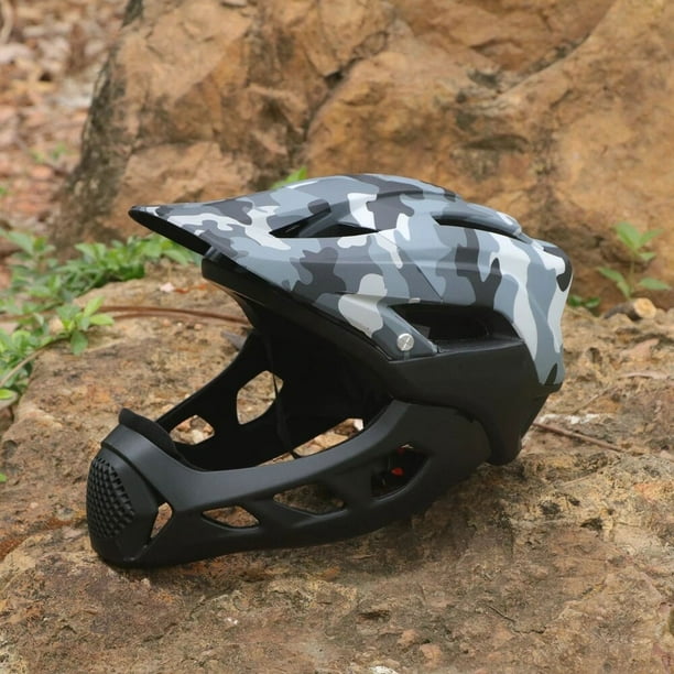 Casco de bicicleta de cara completa Casco de bicicleta de montaña