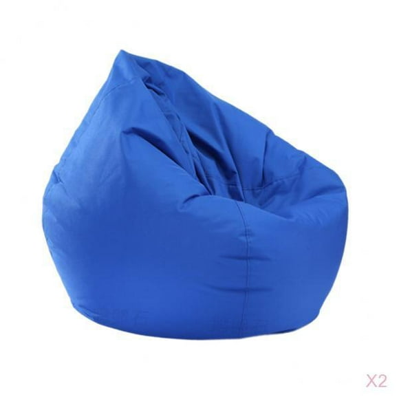 2 piezas bag cover sin relleno kids chair cómodo asiento waterproof azul real baoblaze funda impermeable tipo puff