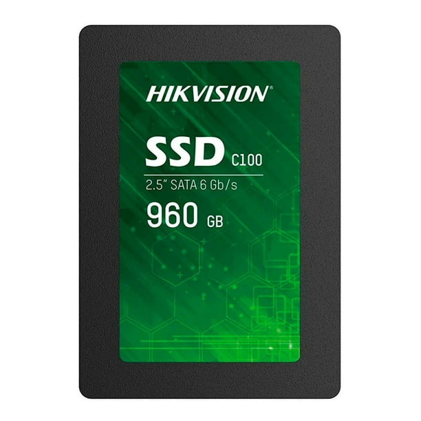 Unidad de Estado Solido Hikvision HS-SSD-C100 de 960GB, Factor de Forma 2.5 pulgadas HS-SSD-C100 HS-SSD-C100-960 EAN 6931847162375UPC 842571143386 - HS-SSD-C100-960
