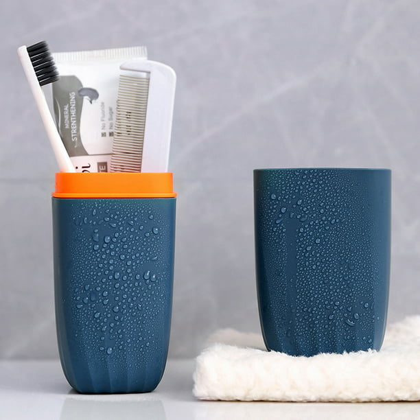 Cabilock Vaso de plástico para cepillo de dientes para niños, soporte para  pasta de dientes, 4 unidades, para beber, organizador de baño, regalos para