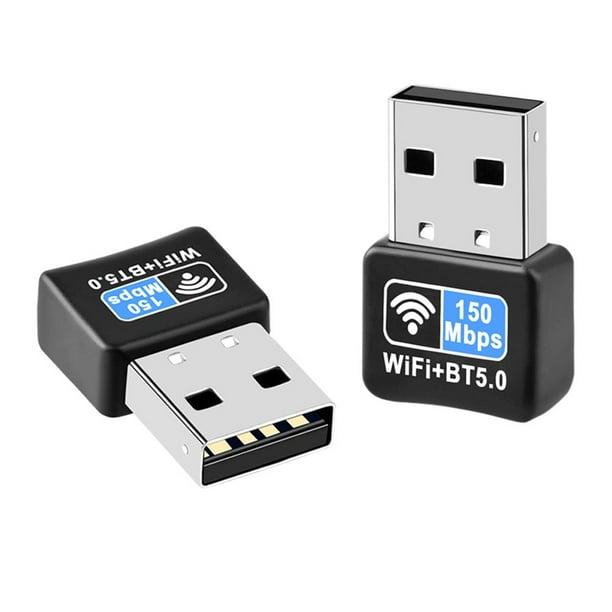 Tarjeta de red inalámbrica de 150 Mbps, controlador gratuito, Mini adaptador  WiFi USB para PC de escritorio Wdftyju