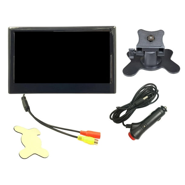 Monitor portátil de 7 "HD para coche, pantalla ancha a todo Color 16/9 CC, 12V-24V, Monitor de Sunnimix cámara de marcha atrás | Walmart en línea