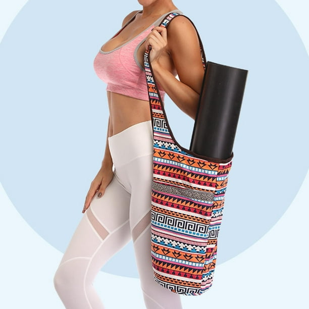 Bolsa para esterilla de yoga, bolsa larga con bolsillos, capacidad para más  accesorios de yoga, bolsa de yoga que se adapta a la mayoría de tamaños de