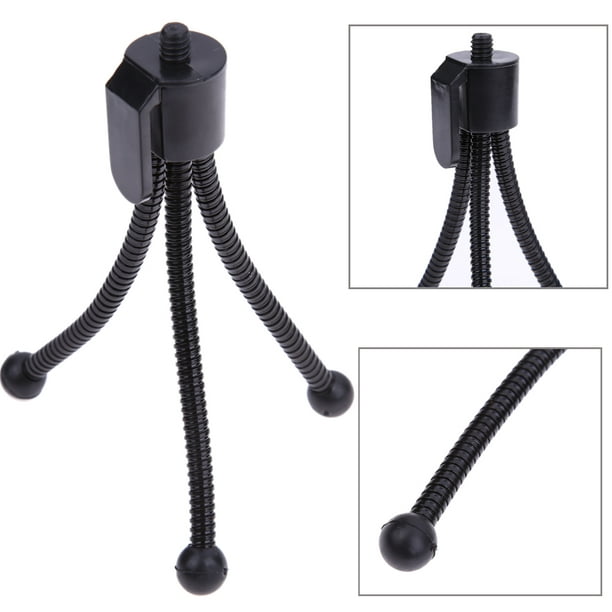 Mini trípode, soporte portátil y ajustable para cámara, trípode de metal  plegable para selfie, soporte de mesa de escritorio para selfie