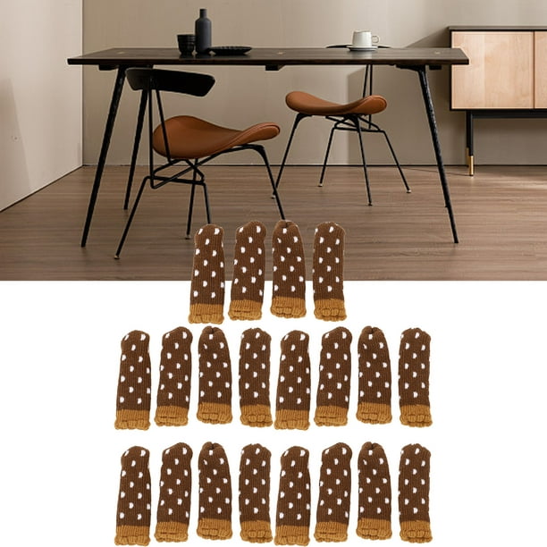 20 piezas protectores de patas de sillas para muebles, tapas de