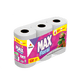 thumbnail image 2 of Papel Higiénico Aurrera Max Floral 6 rollos 630 hojas dobles, 2 of 4