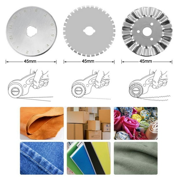 Cutter Rotativo Cortador Circular Papel Cuero Telas Costura