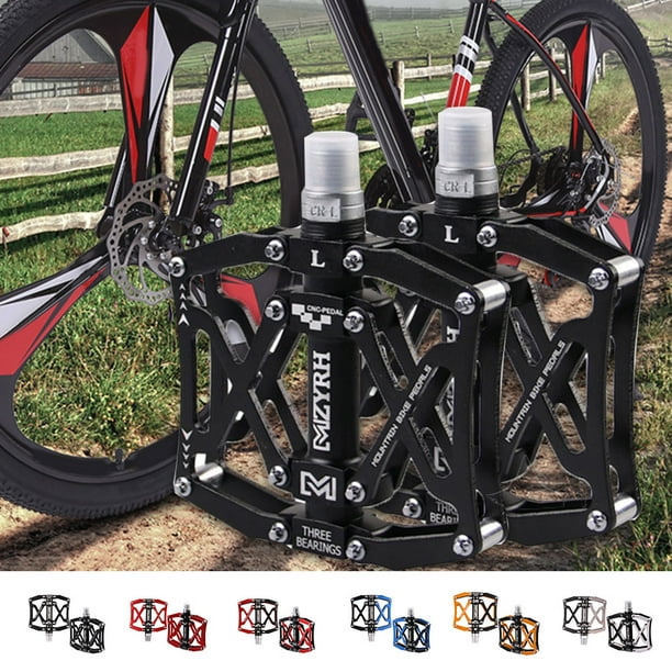 Pedal de bicicleta MTB, pedales de bicicleta, bicicleta de montaña MTB 3,  pedal de rodamiento mecanizado CNC, pedales ultraligeros, accesorios de