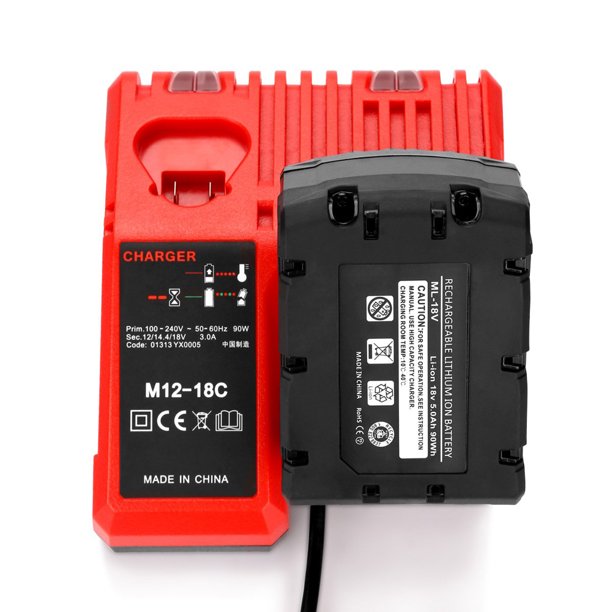 Chargeur universel pour batteries M12-M14-M18 MILWAUKEE