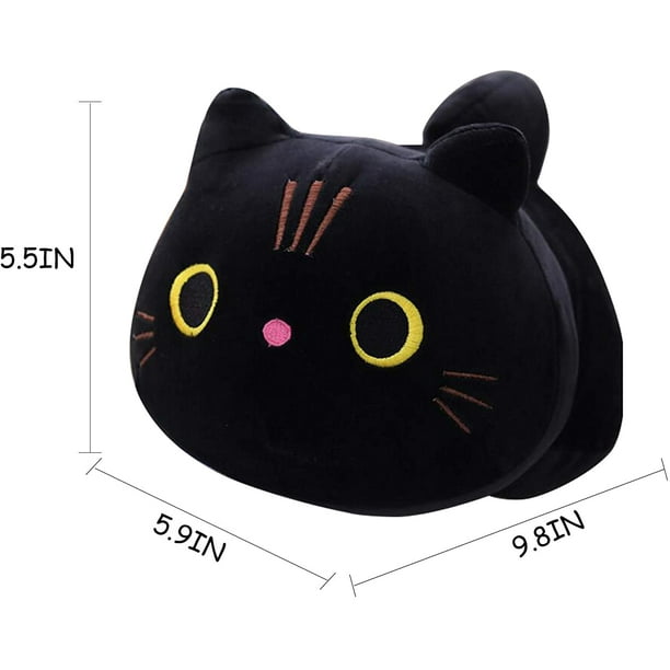 Peluche gato negro con pescado – Gift Shop Kawaii