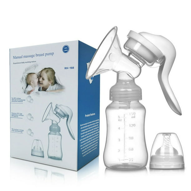  Amplim Gen-2 - Colector de leche materna de silicona, 1  paquete de extractor de leche manual de viaje de grado alimenticio con  tapón de ahorro de leche para lactancia