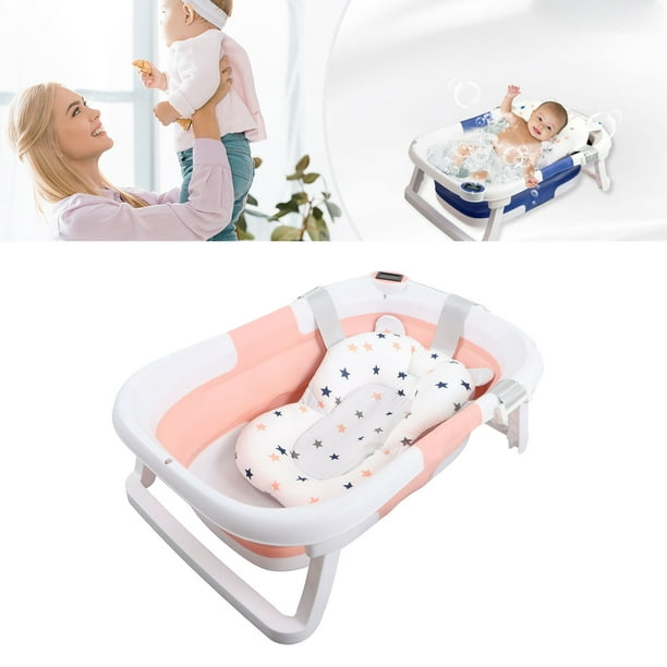 Bañera plegable para bebé termómetro plegable para bañera para bebé  almohadilla de suspensión pantalla Digital para viajar para bebés ANGGREK  Otros