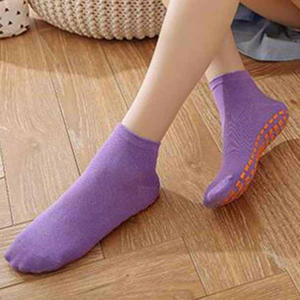 2 pares de calcetines de yoga de 2 colores para mujer antideslizante Pilates  ejercicio gimnasio piso Salvador calcetines de yoga