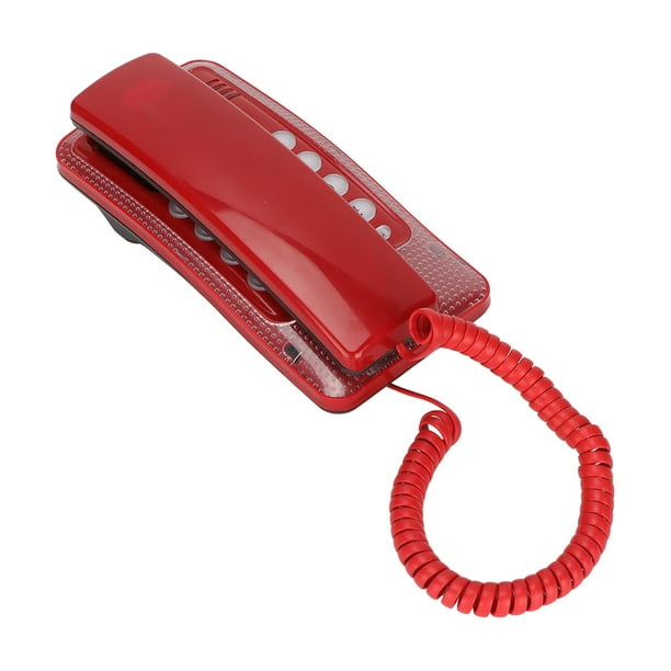 Teléfono alámbrico fijo anti-interferencia para casa, variedad de colores /  kx-t628 – Joinet