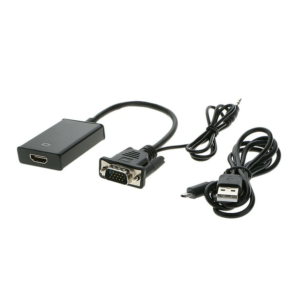 Convertidor Cable Vga a HDMI con Audio