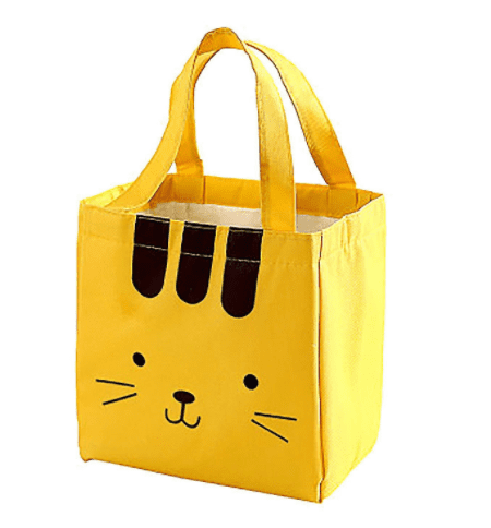 Bolsa De Almuerzo Panda - Pack De 2, Tela Oxford, Diseño Cariñoso, Aislante