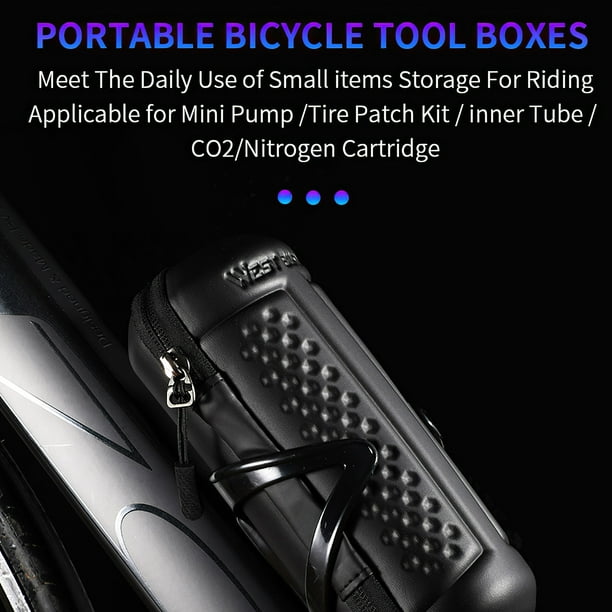 Kit de herramientas para bicicleta - Negro