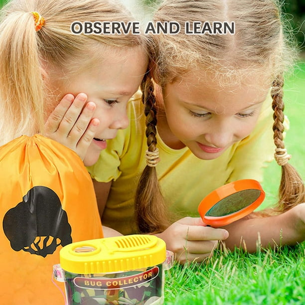 Kits de disfraces de explorador de juguete para niños, binoculares
