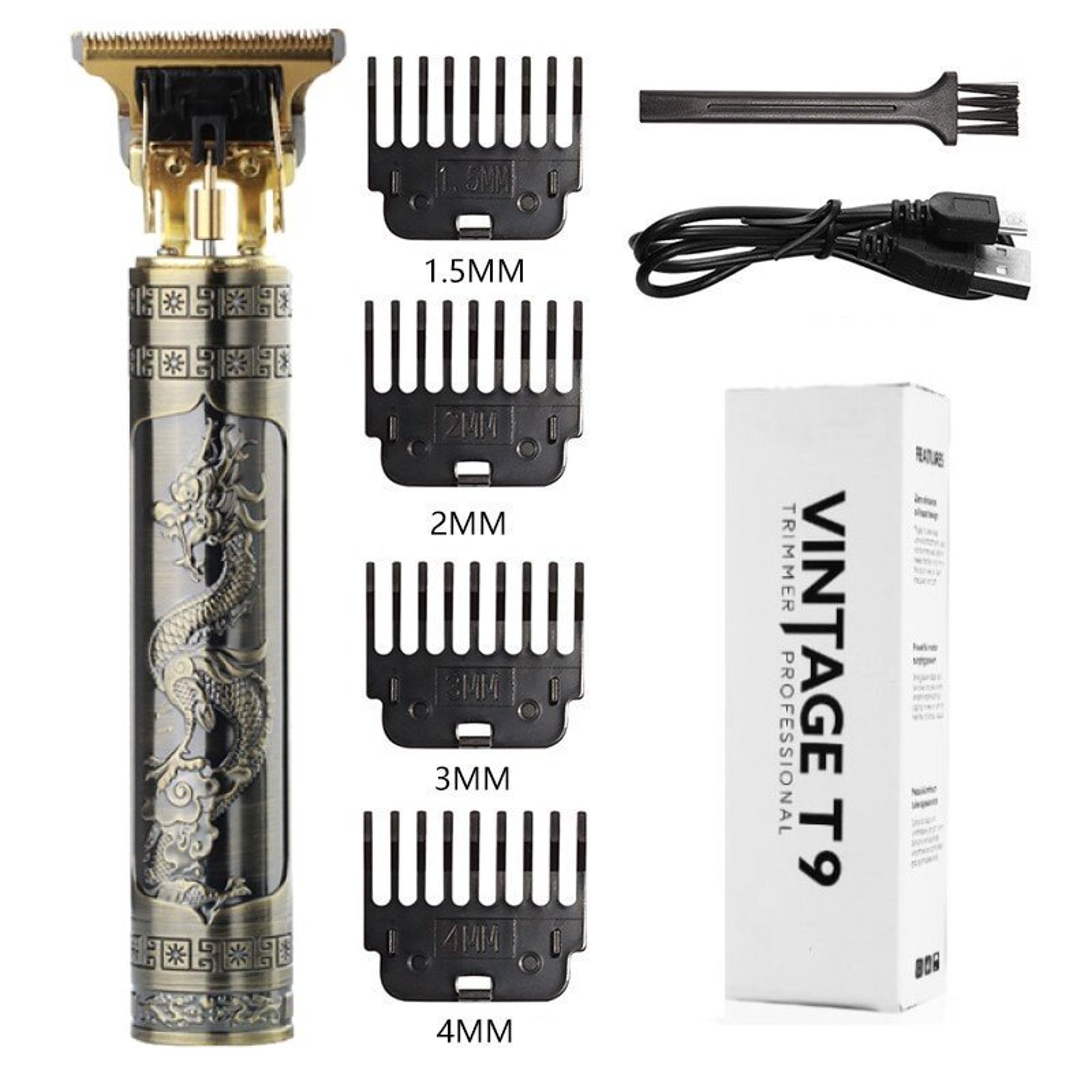 Cortadora De Pelo Eléctrica T9 USB Para Hombres, Máquina Para Cortar  Cabello, Afeitadora Recargable Para Hombre, Recortadora De Barbero,  Recortadora De Barba Profesional De 4,62 €