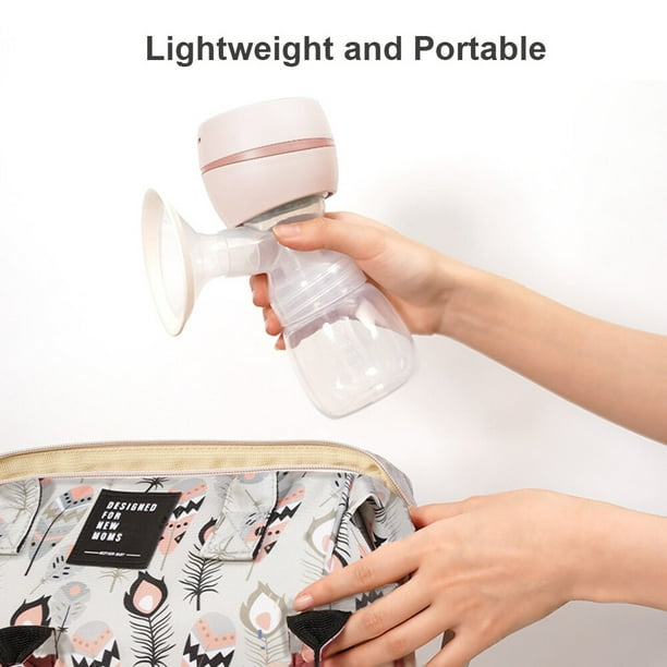 Extractor de leche portátil integrado con extractor de leche eléctrico con  pantalla LED
