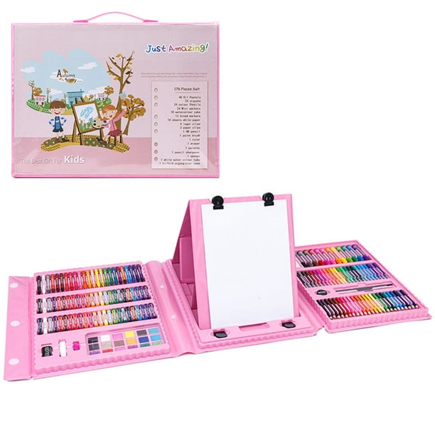 Mega Kit Arte Niños Set Infantil + Dibujos Para Pintar A