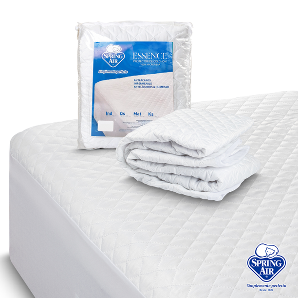 Paquete Colchon Queen Size + 2 Almohadas + Box + Cubre Colchon + Juego de  Sabanas Spring Air Smith