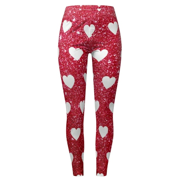 Gibobby Leggings Termicos Mujer Pantalones estampados personalizados para  el Día San Valentín para m Gibobby