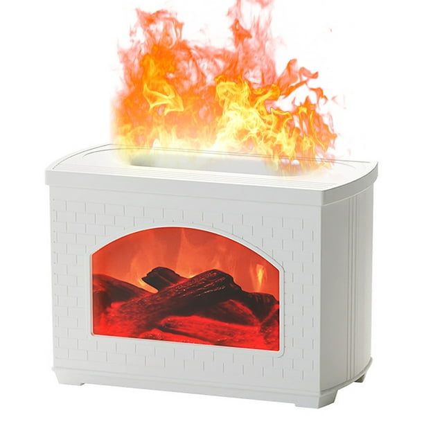  Humidificador de chimenea Difusores de fuego de llama para  aceites esenciales Difusor de aroma de llama con protección automática sin  agua Difusor de aroma para el hogar, oficina o yoga 