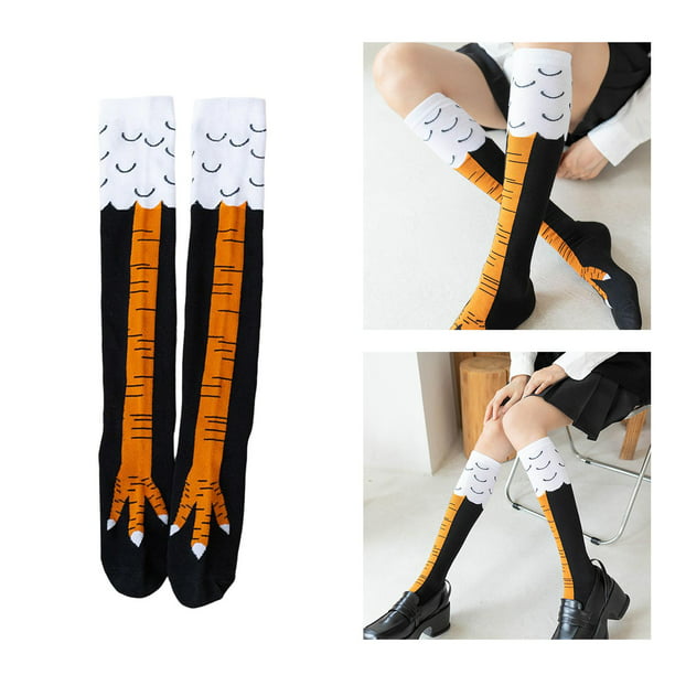 Calcetines altos hasta la rodilla para niñas, sin costuras, para uniforme  escolar, calcetines de fútbol para niños, calcetines largos de algodón