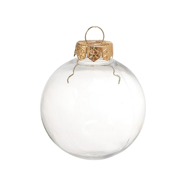 6 uds bolas de Navidad transparentes colgantes colgantes de Navidad Navidad decorativa 6cm Yuyangstore Colgantes Bolas Walmart en línea