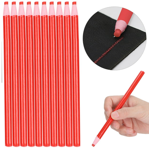 12 lápices de marca de costura, marcadores de tiza de tela de 6 colores  para coser herramientas de marcado y rastreo, lápiz de tela de costura de  tiza