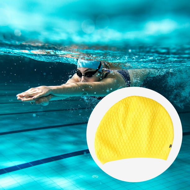 Gorro de natación Silicona Impermeable de alta elasticidad Tapón de piscina