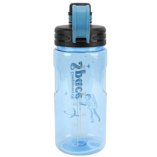 Botella de agua de policarbonato con 2.165 in de diámetro de boca grande,  reutilizable, botella de agua potable gruesa de 0.079 in, asa de transporte