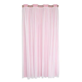 Cortinas de baño para ventana, color rosa con flor de cerezo, cortinas  opacas para puerta corredera, cortinas opacas con ojales, 85 pulgadas de  ancho