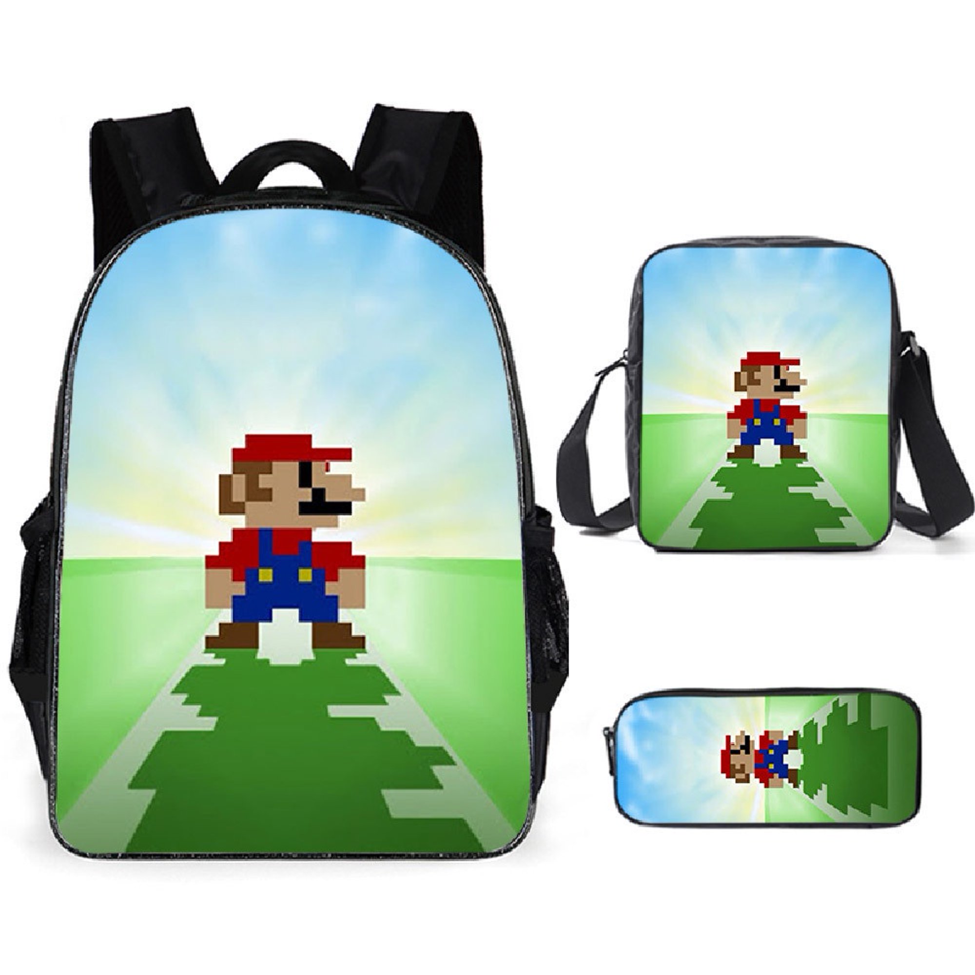 SUPER MARIO Y LUIGI MOCHILA PEQUEÑA INFANTIL