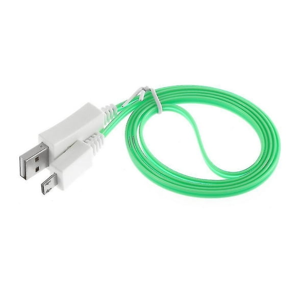cable micro ligero llevado visible de la sincronización de datos del cargador del usb del 1m los 3ft para el teléfono móvil xianweishao 8390611306519