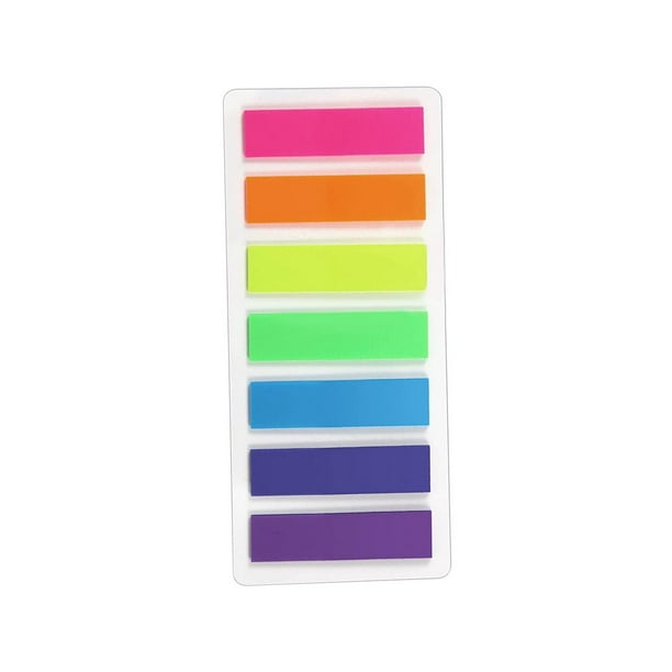 STOBOK 1800 pestañas adhesivas para notas, pestañas de colores, marcadores  adhesivos de colores, marcadores adhesivos de colores, pestañas adhesivas