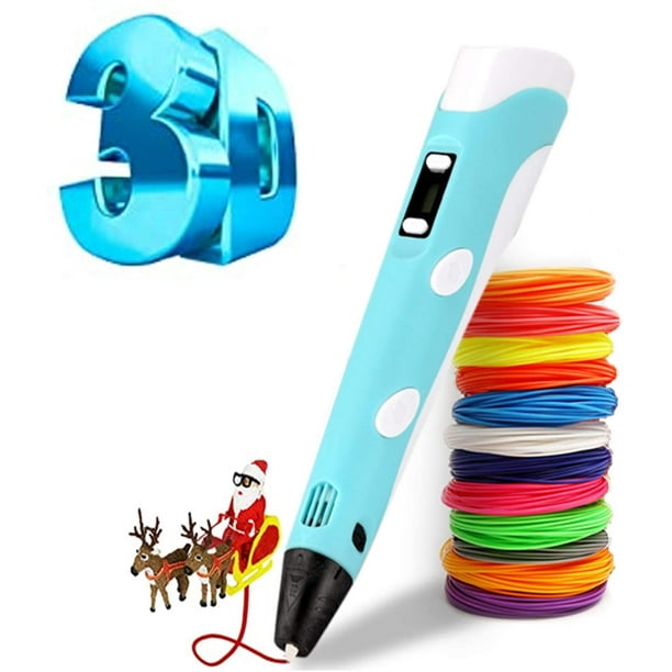 Bolígrafo 3D para niños Smartek 3150BL con pantalla LED Azul - Impresora 3D  - Los mejores precios