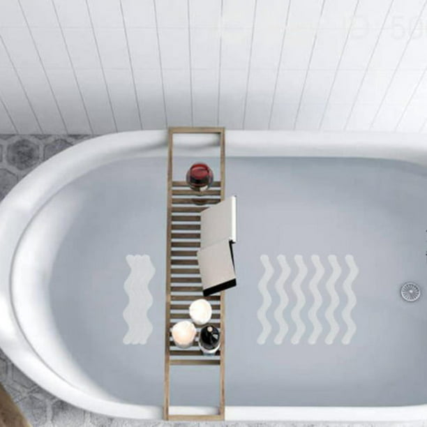 Pegatinas de baño antideslizantes Bañera Tiras antideslizantes Bandas de  rodadura de ducha de seguridad