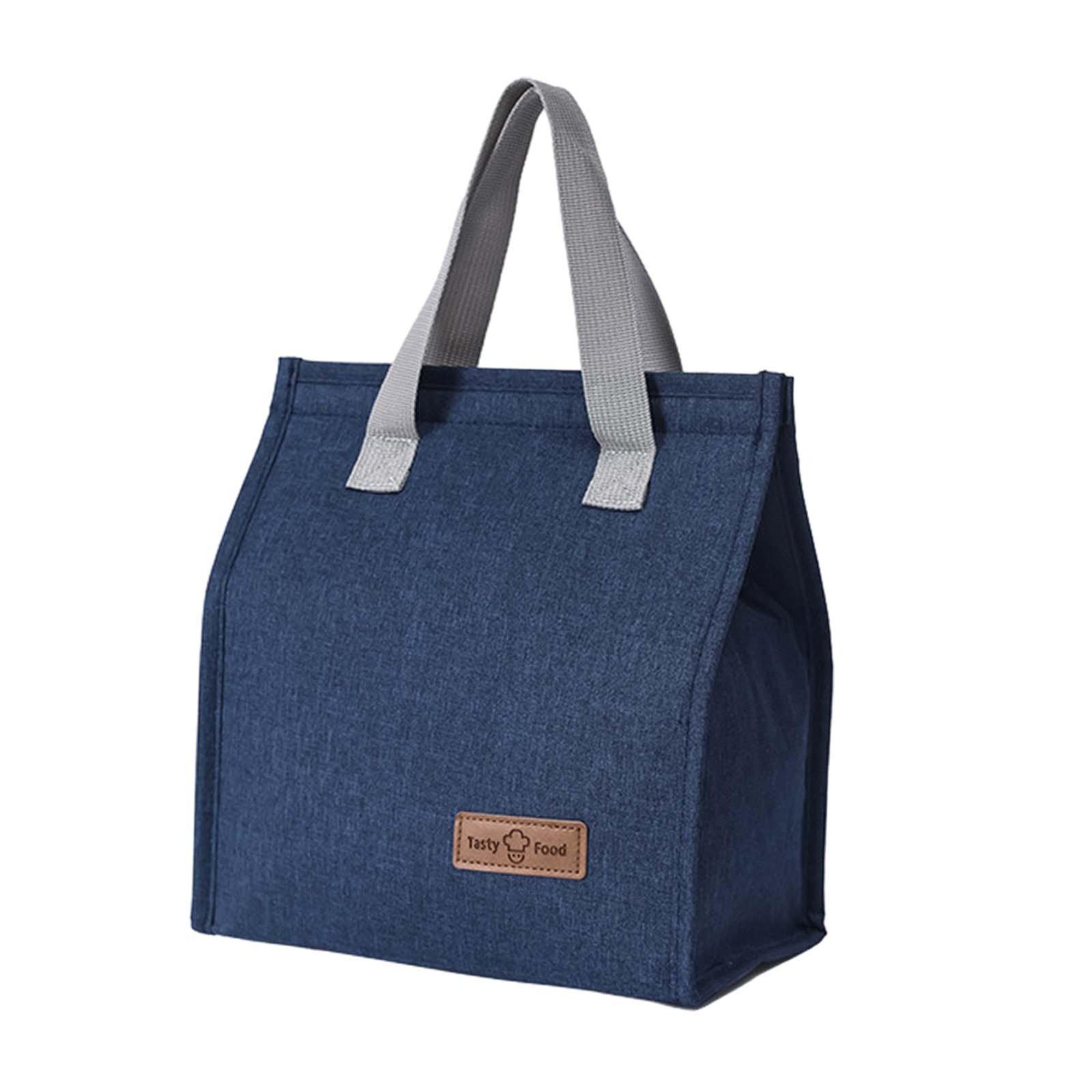 Bolsa para práctica, bolsos para comida, bolsa de mano reutilizable, caja  refrigeradora para almuerzo a prueba de fugas para Picnic, trabajo, Gris  Macarena Estuche para contenedor de almuerzo