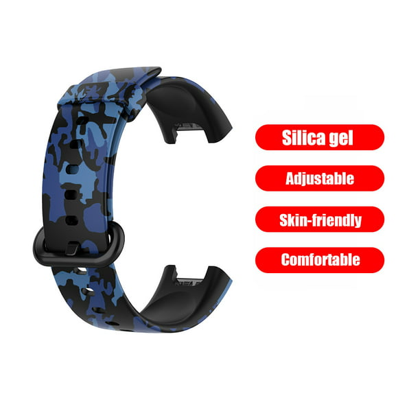 sport smartwatch strap band para xiaomi redmi watch 2 lite camuflaje azul tmvgtek
