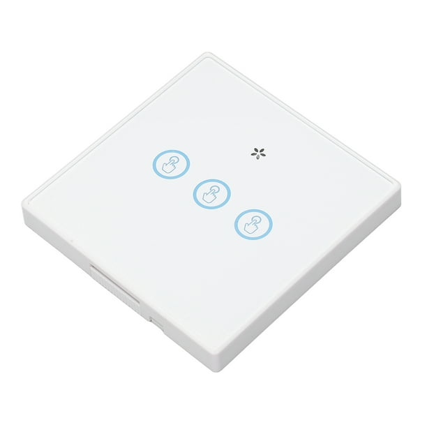 Interruptor inteligente WiFi RF433 Control remoto Panel de vidrio