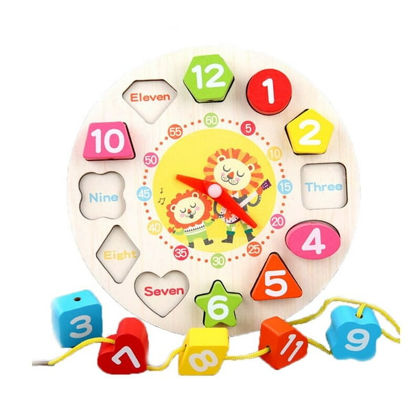 Juguetes educativos Montessori para bebés, juegos de rompecabezas de  madera, juguetes educativos para el desarrollo del bebé, rompecabezas para  niños