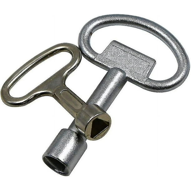YKSVTNMU llave buje triangular 6 piezas llave triangular llave triángulo  metal caja contador llave servicio utilidad elevador llave para el gabinete