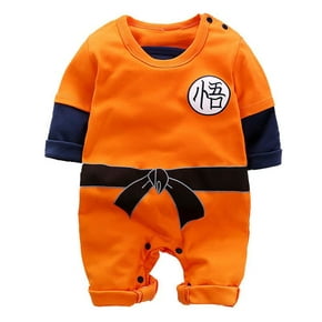 Bebé Recién Nacido Niños Dragon Ball Z Son Goku Cosplay Mameluco Mono Disfraz De Halloween