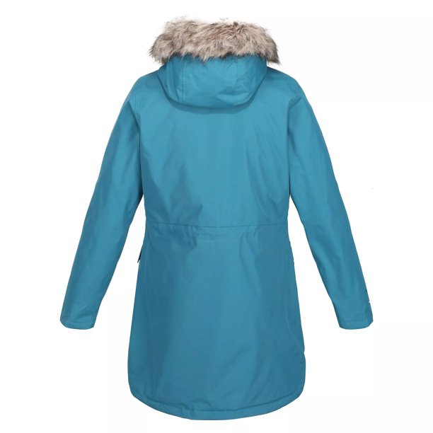 Chaqueta Regatta Para Mujer Serleena Aislada Impermeable Exterior Bolsillos  con Capucha Verde