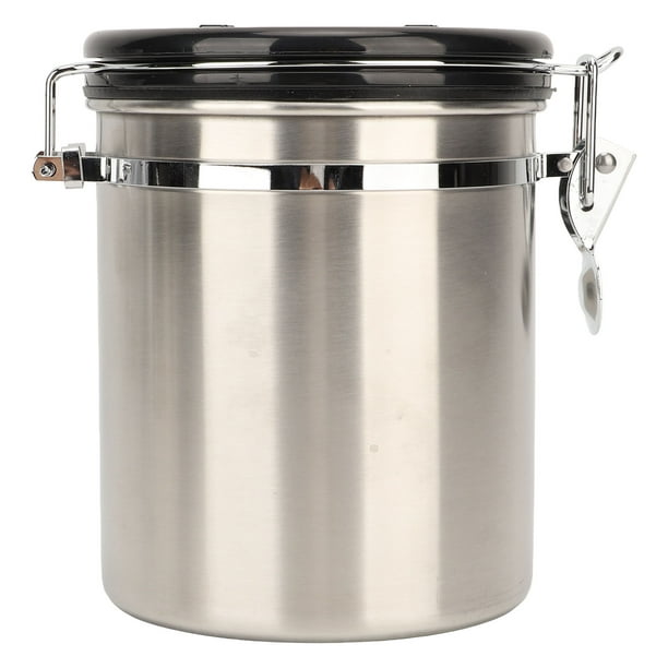 Espresso Bean Containers Airtight Coffee Canister Scoop Stainless