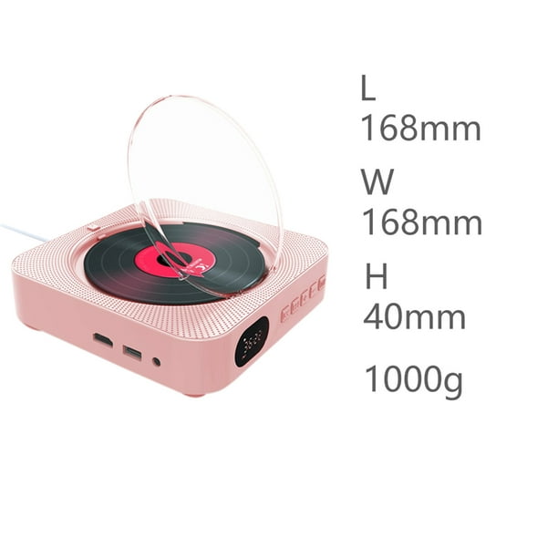 Comprar Reproductor de CD Reproductor Bluetooth portátil de doble bocina  montado en la pared para educación temprana y prenatal