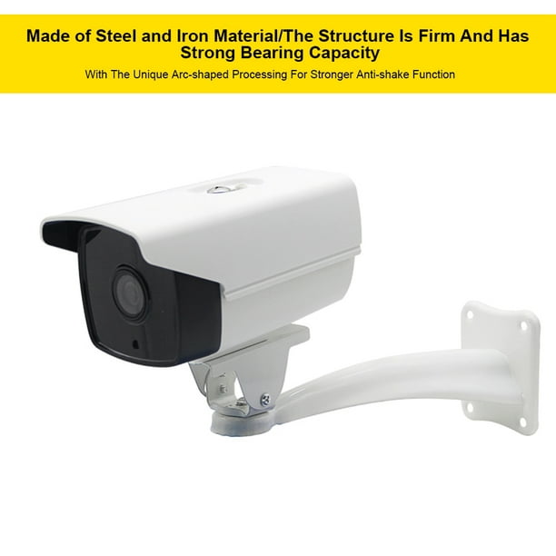 Soporte de cámara, cámara de vigilancia CCTV universal soporte de montaje  en pared y techo para interiores y exteriores