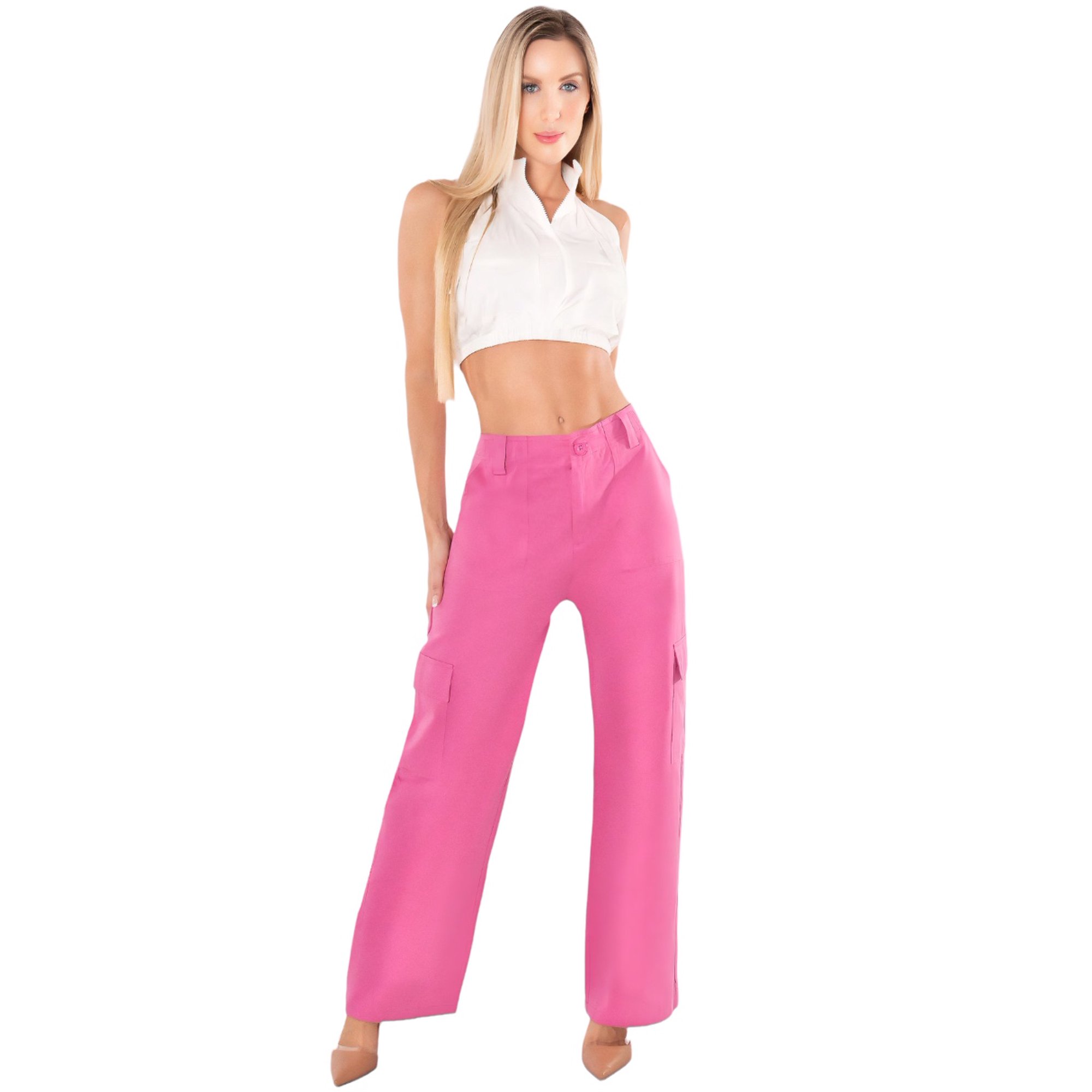 Pantalon De Mujer Wide Legs Pantalones Anchos Dama Mom Jeans